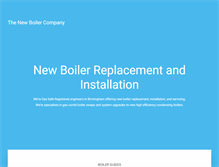 Tablet Screenshot of newboiler.co.uk